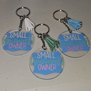 Small Business Owner Keychain